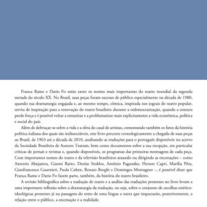Alternative view of DRAMATURGIA DA TRADUÇÃO - FRANCA RAME E DARIO FO NO BRASIL