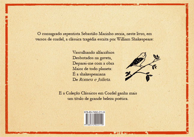 ROMEU E JULIETA EM CORDEL - Imagem 2