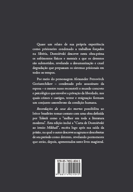 RECORDAÇÕES DA CASA DOS MORTOS - Imagem 2